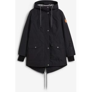 bonprix wasserdichte 3in1 Longjacke mit praktischen Taschenschwarz 56Damen