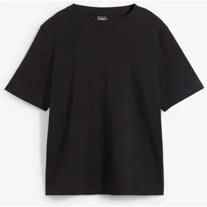 bonprix T-Shirt aus reiner schwerer Bio-Baumwolleschwarz 56Damen