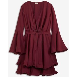 bonprix Tunika-Kleid mit V-Ausschnittrot 40Damen