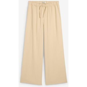 bonprix Marlenehose aus fließender Viskosebeige 36Damen