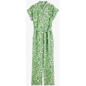 bonprix Jumpsuit aus fließendem Viskose-Mixgrün 52Damen