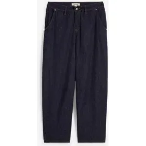 bonprix Balloon Jeans Mid Waist, croppedblau 36Damen