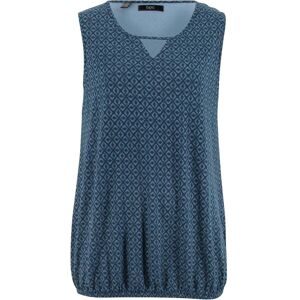 bonprix Top aus elastischem Viskose-Mixblau 48Damen