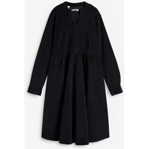 bonprix Kleid aus Baumwollcordschwarz 40Damen