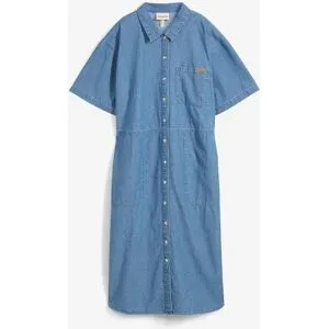 bonprix Jeanskleid, Oversizedblau 42Damen