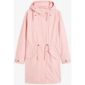 bonprix Long-Parka mit Kapuzerosa 36Damen