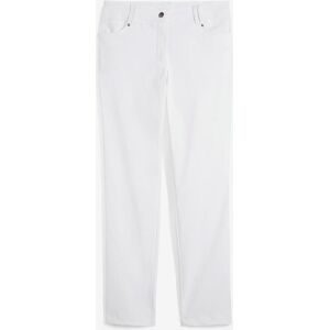 bonprix Bengalin-Stretch-Hose mit Bequembund, Straightweiß 42Damen