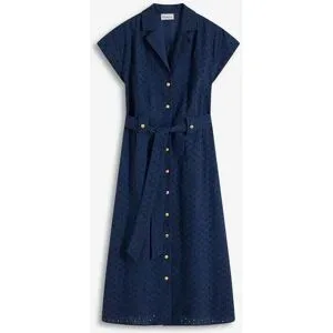 bonprix Hemdblusenkleid aus Lochspitzeblau 36Damen