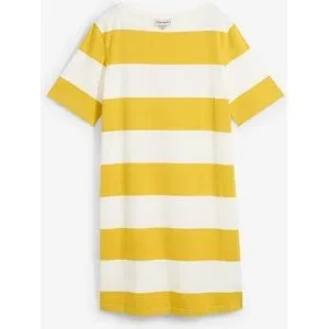 bonprix Jerseykleid Oversize-Passform, aus Baumwolle, Kurzarm-Design, Boxykleid