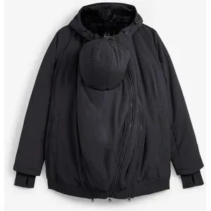bonprix 3-in-1 Umstands- und Tragejacke mit zwei Einsätzenschwarz 34Damen
