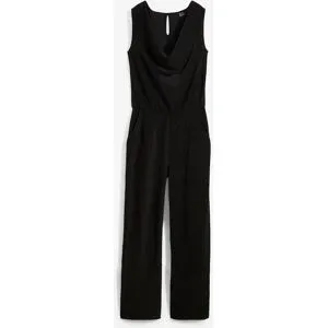 bonprix Jumpsuit mit Glitzerelementenschwarz 56Damen