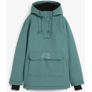bonprix wasserdichte Ski Funktions-Schlupfjacke mit Fleece-Futtergrün 38Damen