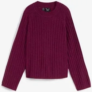bonprix Gerippter Pullover, verkürztlila 44Damen