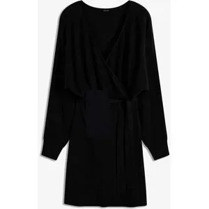 bonprix Strickkleid  aus Viskose-Mixschwarz 44Damen