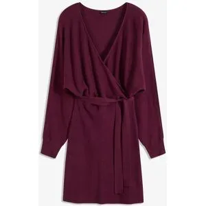 bonprix Strickkleid  aus Viskose-Mixlila 44Damen