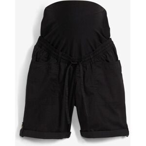 bonprix Krempelbare 2-in-1 Umstandsbermuda und Shortsschwarz 46Damen