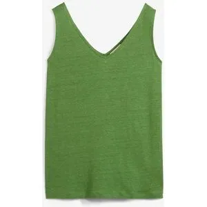 bonprix Tanktop aus reinem Leinengrün 36Damen