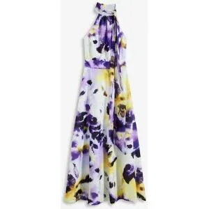 bonprix Maxikleid aus fester Scuba-Qualitätblau 48Damen