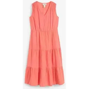 bonprix Baumwoll-Midikleid aus weichem Musselinpink 44Damen