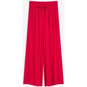 bonprix Weite Hose aus feiner Viskoserot 36Damen