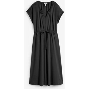 bonprix Jerseykleid aus fließendem Viskose-Mixschwarz 48Damen