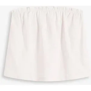 bonprix Blusentop mit Leinenanteilweiß 44Damen