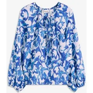 bonprix bedruckte Tunikabluseweiß 46Damen