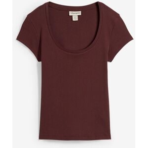 bonprix T-Shirt aus reiner Bio-Baumwollebraun 40Damen