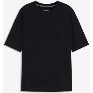 bonprix Oversized Sport-Shirt mit Baumwolle, schnelltrocknendschwarz 40Damen