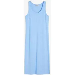 bonprix Midikleid aus weicher Rippeblau 36Damen