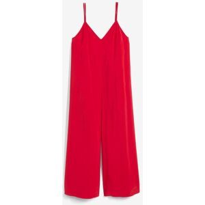 bonprix Jumpsuit mit verstellbaren Trägern aus Viskose-Mixrot 44Damen