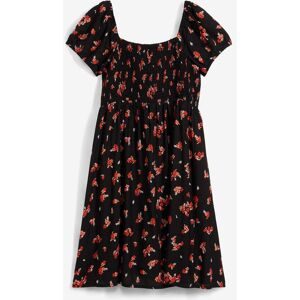 bonprix Minikleid eleganter Stil, figurbetonte Passform, mit Smok-Details, aus Viskose