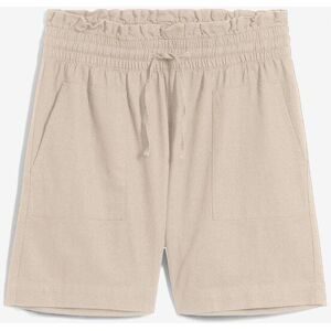 bonprix Shorts aus Leinen-Viskose-Mixbeige 36Damen