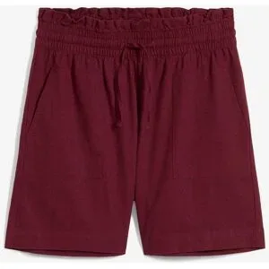 bonprix Shorts aus Leinen-Viskose-Mixrot 44Damen