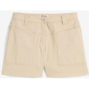 bonprix Twill Shortsbeige 44Damen