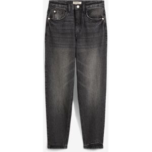 bonprix Mom Jeans High Waist, croppedschwarz 42Damen