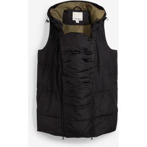 bonprix 3-in-1 wasserabweisende Umstandsweste mit Trageeinsatzschwarz 50Damen