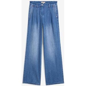 bonprix Weite Jeans lockerer Schnitt, mittlerer Bund, weite Passform
