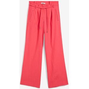 bonprix Paperbag-Hose aus luftigem Leinen-Mixpink 40Damen