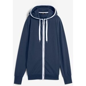 bonprix Stretch-Sweatjacke mit Baumwolleblau 40Damen