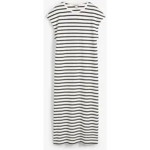 bonprix Jerseykleid aus reiner Baumwolleweiß 40Damen