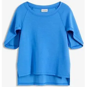 bonprix Oversize-Shirt aus fließendem Viskose-Mixblau 36Damen