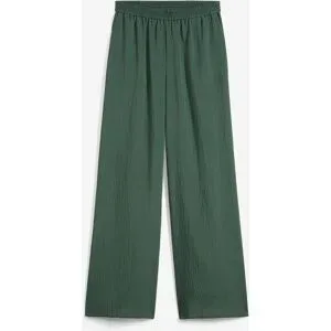 bonprix Hose aus strukturiertem Crinkle-Viskose-Mixgrün 46Damen