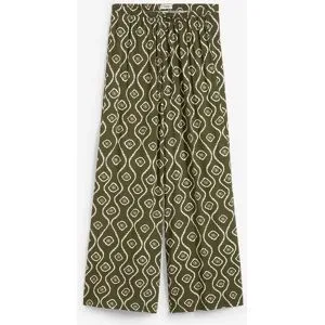 bonprix Schlupfhose aus  fließender Viskosegrün 36Damen