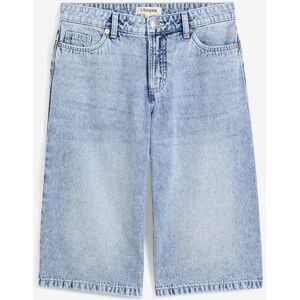 bonprix Jeans-Bermuda Mid Waist, Low Stretchblau 54Damen
