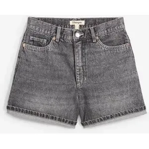 bonprix Jeans-Shorts High Waist, Low Stretchschwarz 42Damen