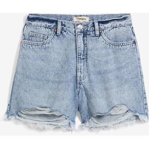 bonprix Jeans-Shorts High Waist, Low Stretchblau 50Damen