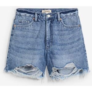 bonprix Jeans-Shorts High Waist, Low Stretchblau 40Damen