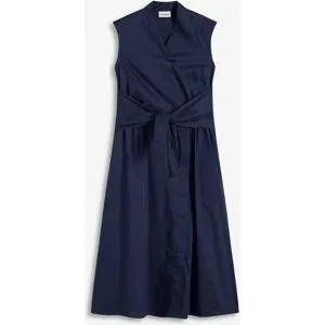 bonprix Kleid mit Bindedetailblau 42Damen