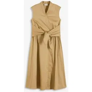 bonprix Kleid mit Bindedetailbraun 36Damen